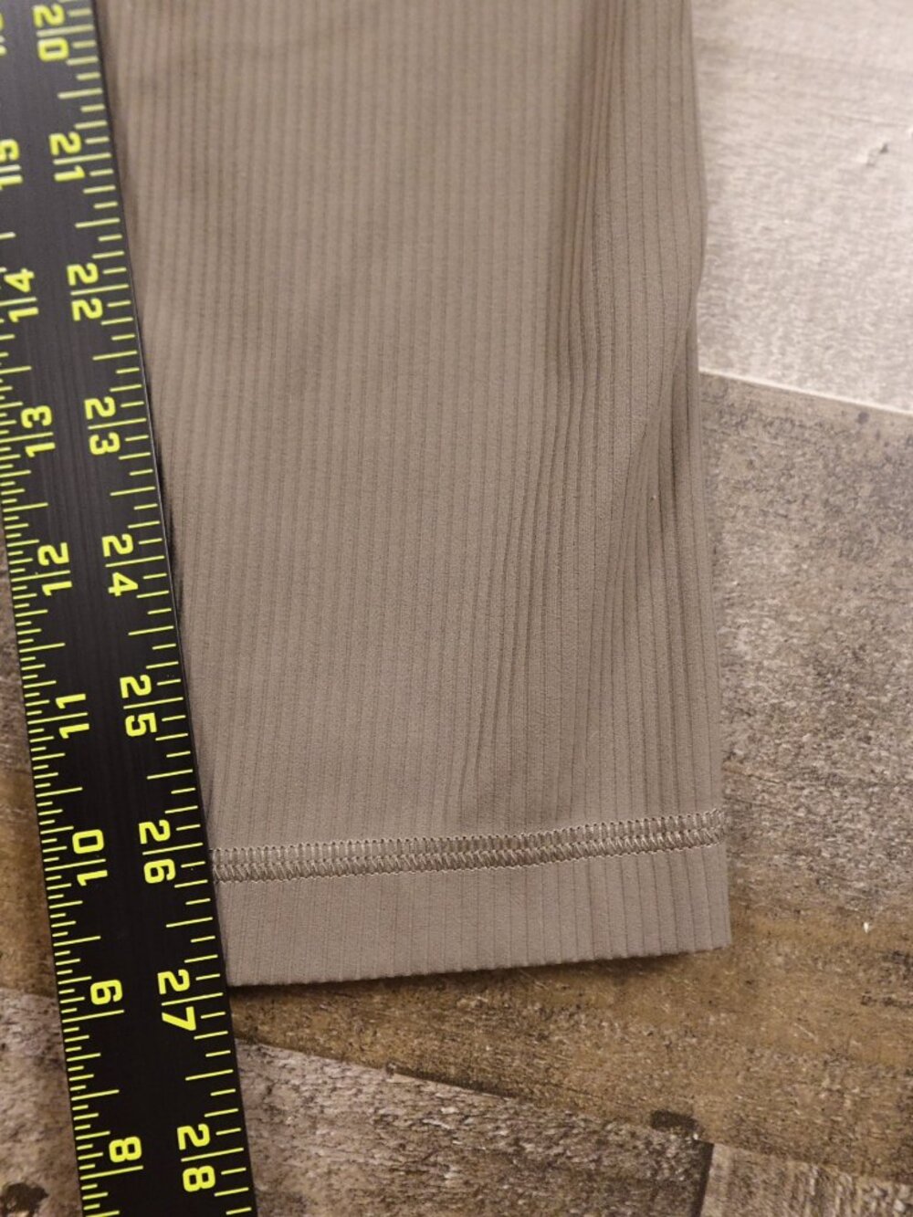 Lululemon Align Ribbed High-Rise Leggings Women’s 8 Taupe 28” Yoga - Picture 3 of 12